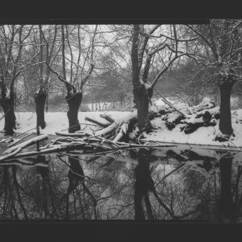 © Bogdan Konopka - Anjou, paysages eau et neige, 06.02.1966 