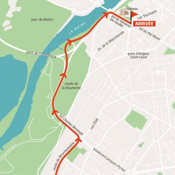 Tour de France - Dernier kilomètre à Angers - @Ville d'Angers